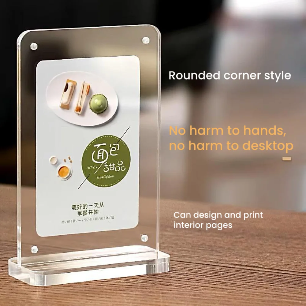 Acrylic Picture Frames Thickness Magnetic Transparent Standing Clear Acrylic Photo Frame Picture Frame
