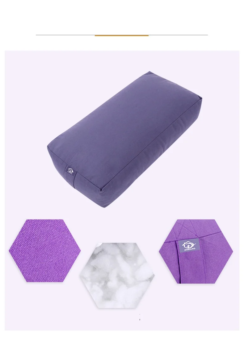 Hot Sale Yoga Bolster Supportive Round Pilates  Pillow