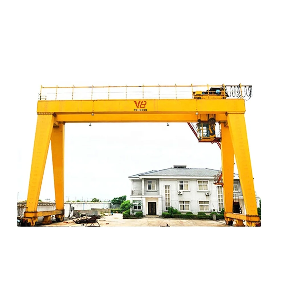 VOHOBOO Brand Factory Price MH MG Type 16T Single Double Girder China Gantry Crane Manufacturer Truss Type Gantry Crane