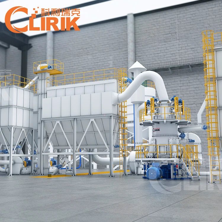 Perlite vertical powder grinding mill for gypsum limestone graphite sepiolite Perlite powder production line