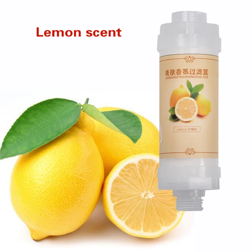 Various scent bath room water filtration portable chlorine shower filter with Vitamin C