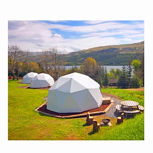 Прозрачная геодезическая купольная палатка для сада igloo теплиц кемпинга на открытом