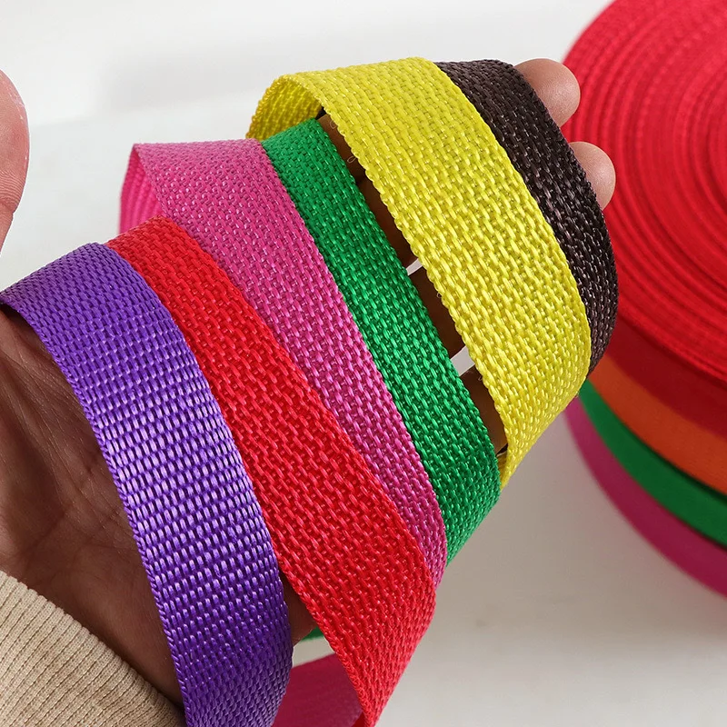High quality Manufacturer 3.0cm color beaded webbing polypropylene webbing edge accessories webbing strap