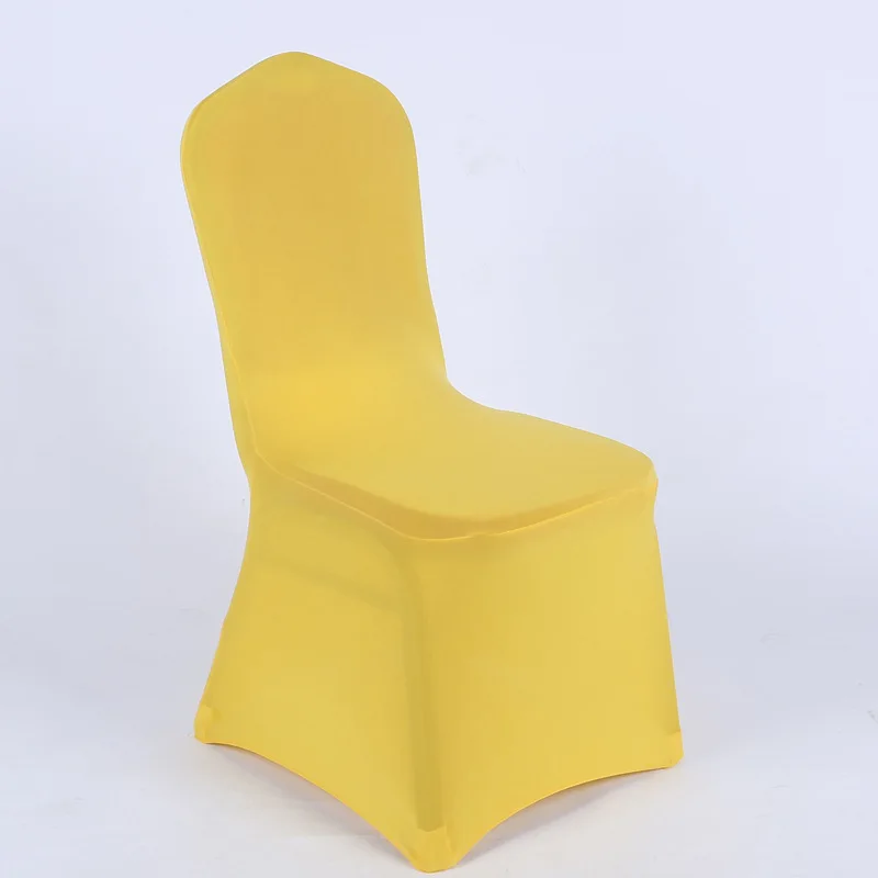 Wholesale Factory Direct White Elegant Banquet Chair Slipcover Wedding Decoration Chair Cover