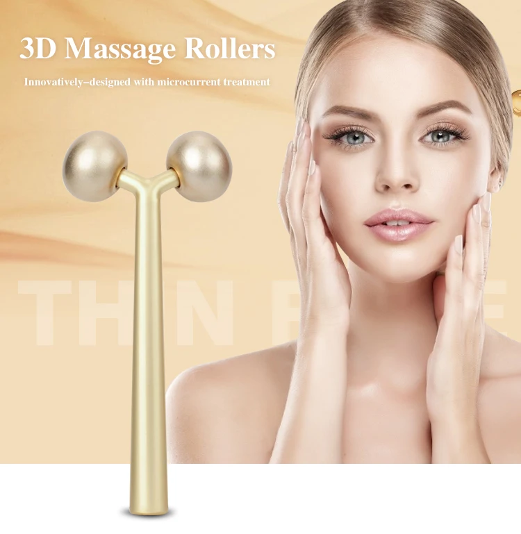  Suibobo beauty care 3D вращающийся инструмент для массажа лица v-образная форма ролик ухода за
