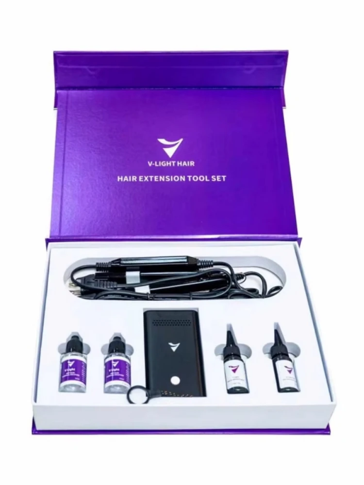 v Light Ultrasonic High Technology Hair Extensions for Thin Used for Human Glue Mini Tip Hair Extension Machine