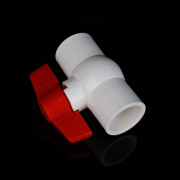 Plastic PVC DN15 20mm Ball Valve water irrigation supply pipe hose spare parts KX01