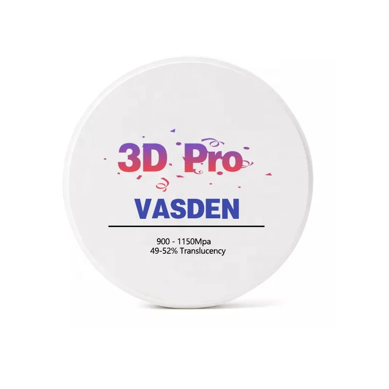 3D Pro multilayer zirconium blank CAD CAM ceramic zirconia block dental materials for other dental equipments zirconia disc