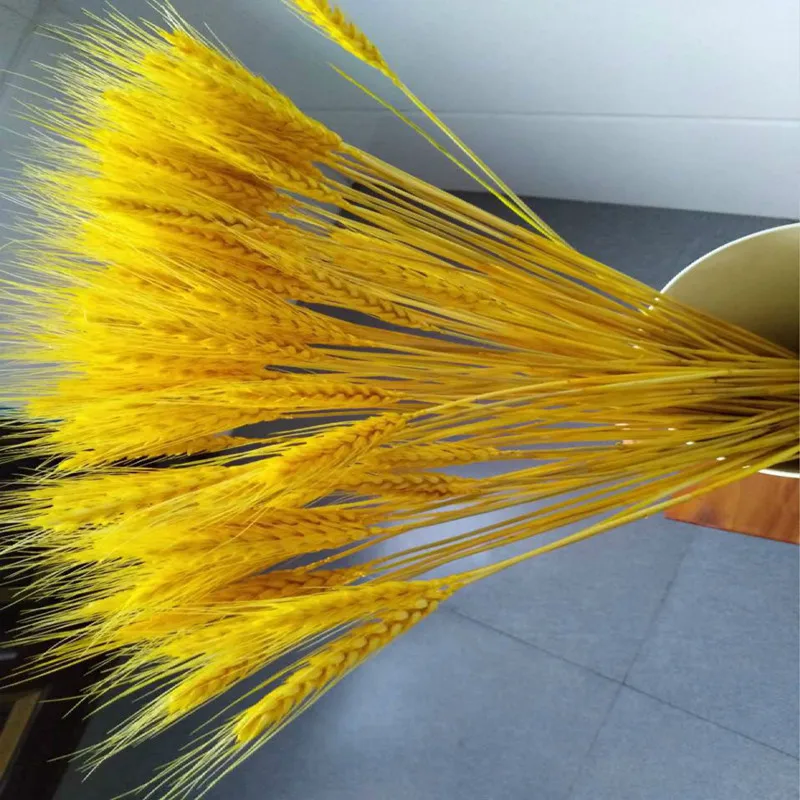 Hot Sale Natural Craft Dried Flower Real Golden Dry Wheat Flower For Decoration