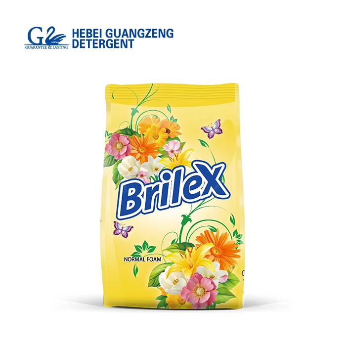 Hight foam bulk washing powder with enzyme for west Africa Laundry Detergent Powder