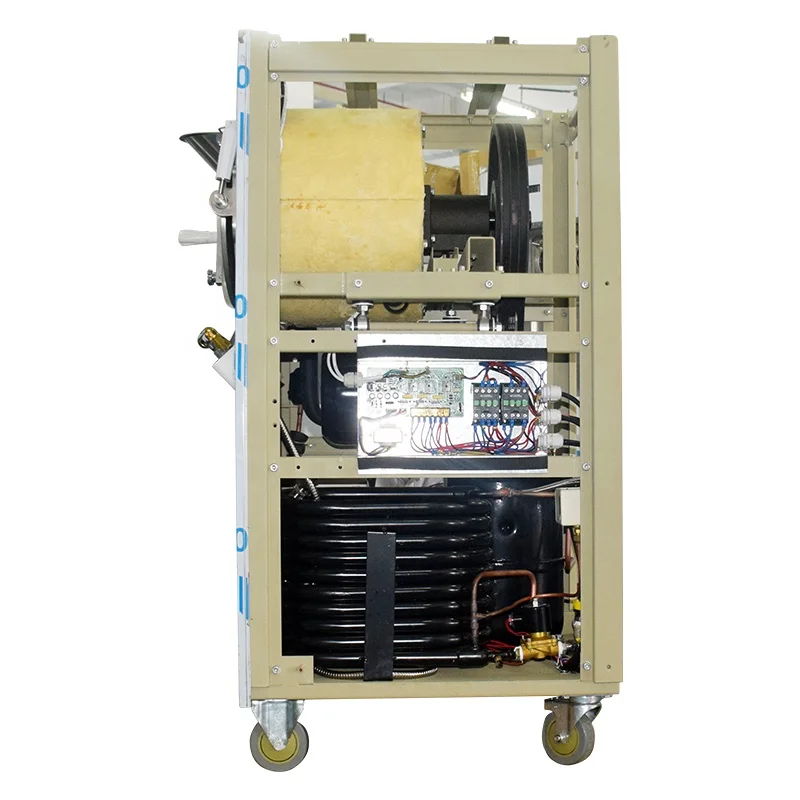 Жесткая машина для мороженого коммерческая партия Морозильная изготовления гелевых изделий Oceanpower OPH76 R404A CE CB 2HP с водяным охлаждением 16 л молока воды