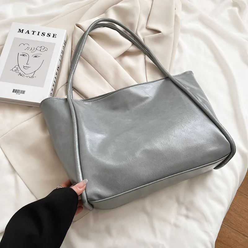 Womens shoulder satchel bags tote purse hobo shoulder bag fashion top handle pocketbook soft PU Leather handbag