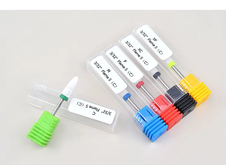 Nails Accessories Professional Ceramic Milling Cutter For Manicure Nail Drill Bits Electric Nail File Grinding Bits