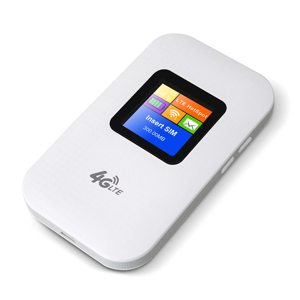 4G LTE роутер портативный Hotspot 150 Мбит/с 2 с батареей 2100 мАч Мини Роутер SIM-карта разблокированный Wi-Fi модем