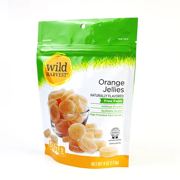 Air-Dried Food Nut Seed Plastic Packaging Bag Zipper Stand Up Pouch For Food