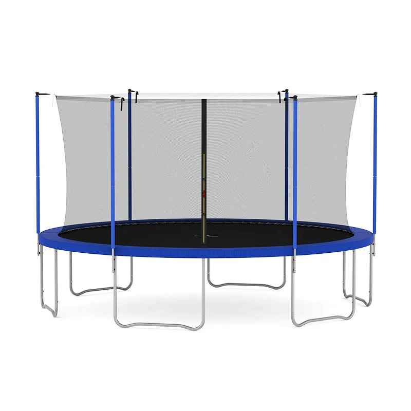 Лучшая цена 14 Футов 6 детский тренажерный зал крытый и открытый батут