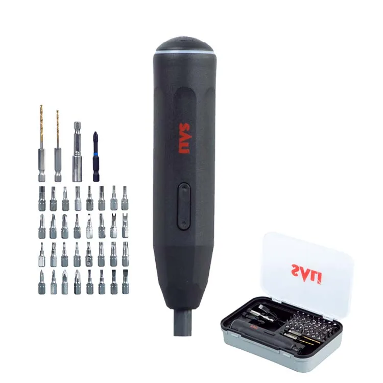 SALI 39 in1 Rechargeable 1200mAh lithium battery 3.6V cordless precision mini electric screwdriver set