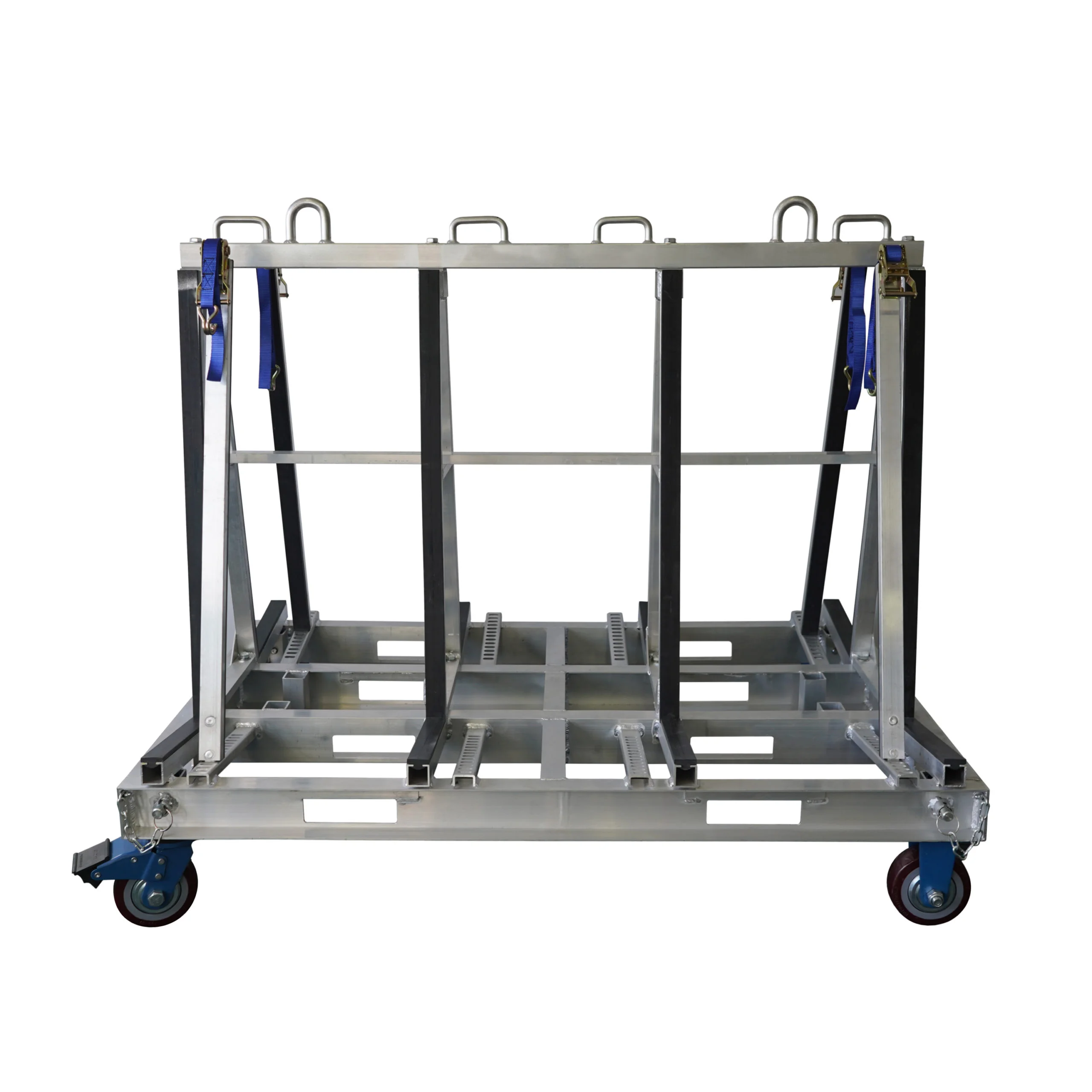 Warehouse Stackable Glass sheet Transport Turnover Frame trolley