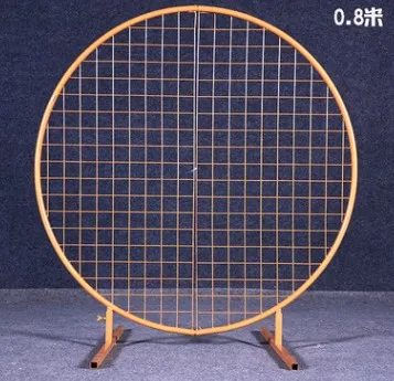 
New wedding 1m big gold metal ring stand for party back ground decorations 