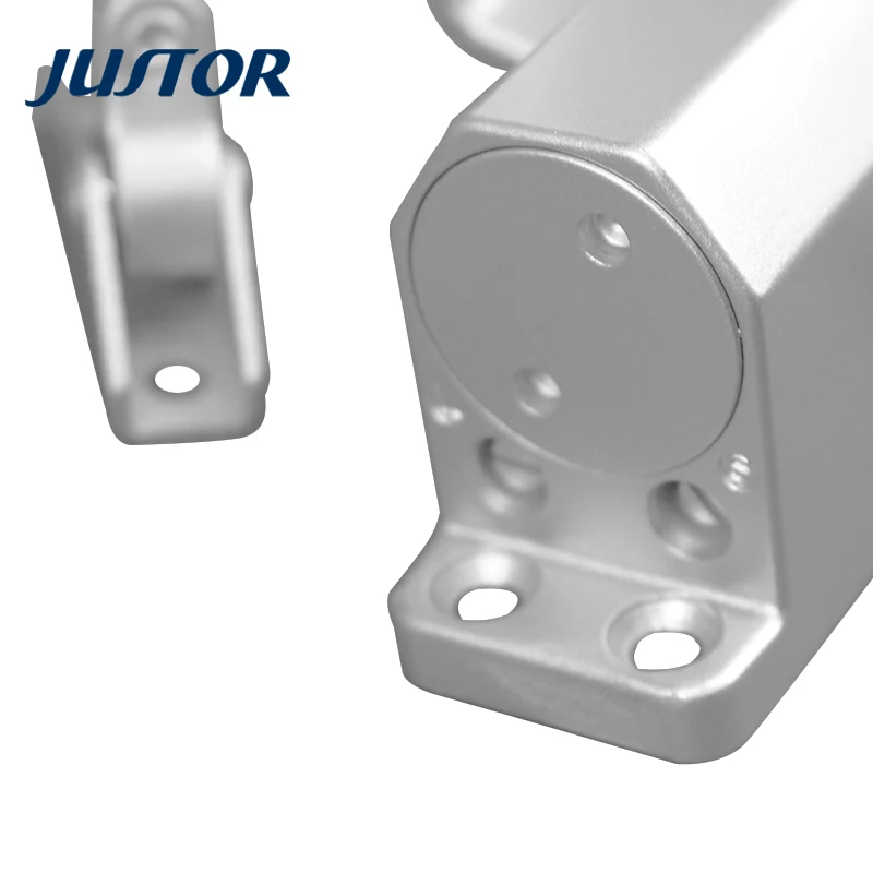 JUSTOR Wooden Door Accessories Light Duty 45KG Automatic Surface-Mounted JU-051 Hydraulic Fire Rated Door Closer