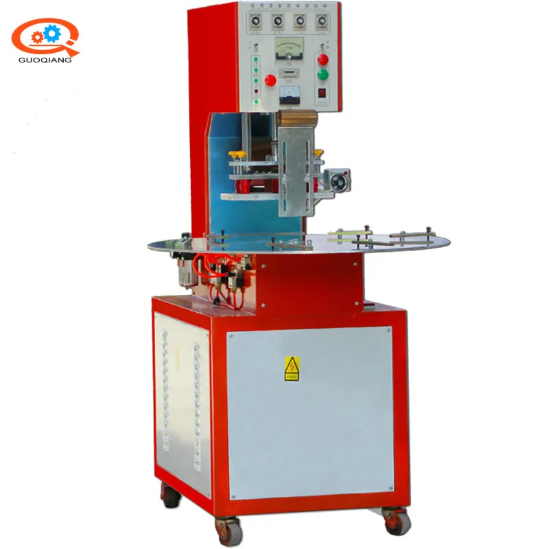 China factory double clam shell paper cards blister packing machine