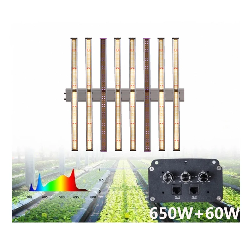 Full Spectrum Sunlight Growing Indoor Spider LED Plant lamps LED Grow Light with 6-12 Bars