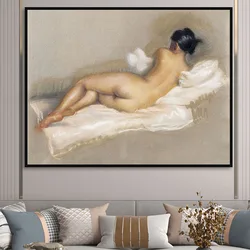 Modern Home Decor Wall Art Nude Art Painting Naked Beautiful Sex Girl Nude Art Oil Paintings By Number