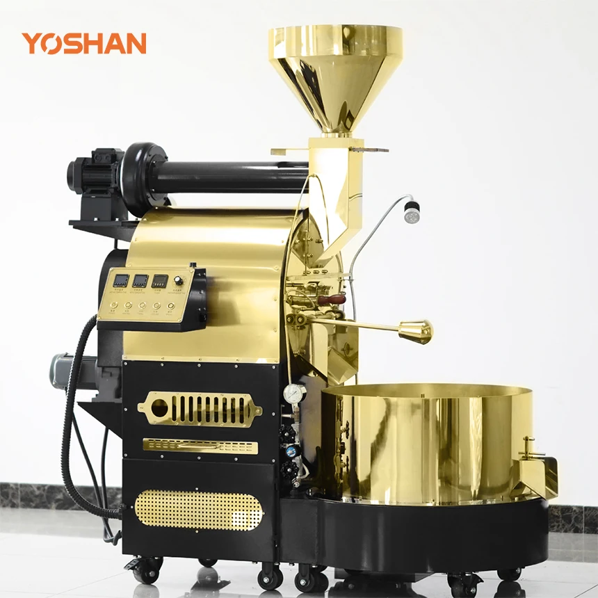 Yoshan Professional Gas Sample Electric Set 30kg 20kg 12kg 10kg 6kg 5kg Commercia Toaster Bean Machine Coffee Roasters For Sale