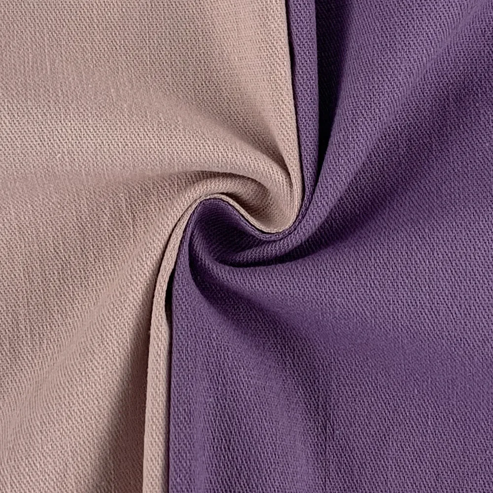Factory Wholesale High Elasticity Casual Sports T-Shirt 98% Cotton 2% Spandex Twill Woven Fabric