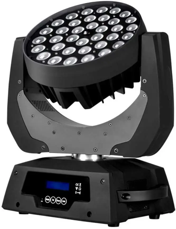 Professional Stage Light 36pcs*10w Led 36x10w Rgbwa UV Zoom Wash Lights Moving Head Light Big Bee Eye for Dj Disco Event