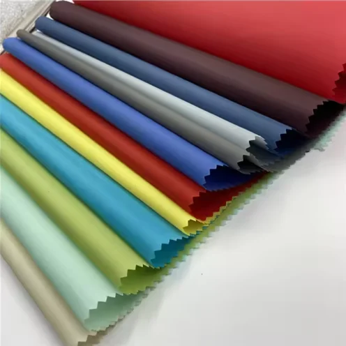 Silver Polyurethane Coated 190T Polyester Taffeta Tent Fabric Umbrella Fabric Covering Fabric