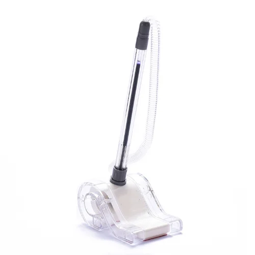 Custom Logo Plastic Promotional Pen Desk Counter Pen with Flexible Cord