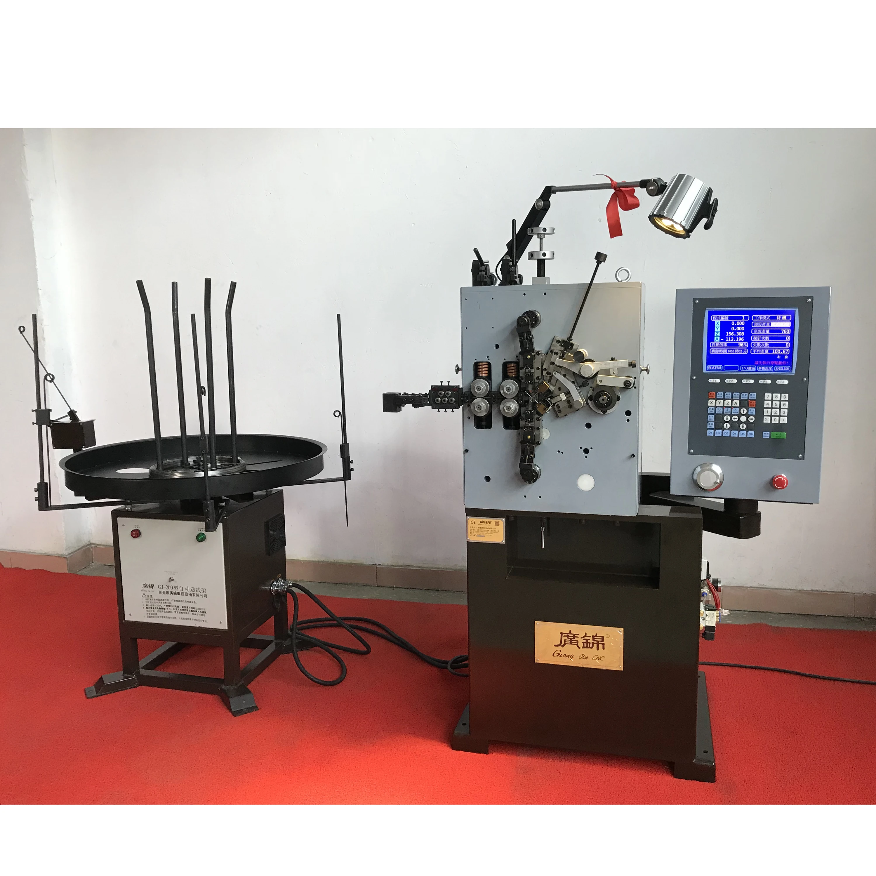 2 mm automatic spring coiling machine medical respiration sleeve pipe spring making machine