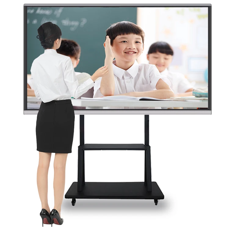 55 Inches Schools supply all in one pc touch screen interactive smart white board