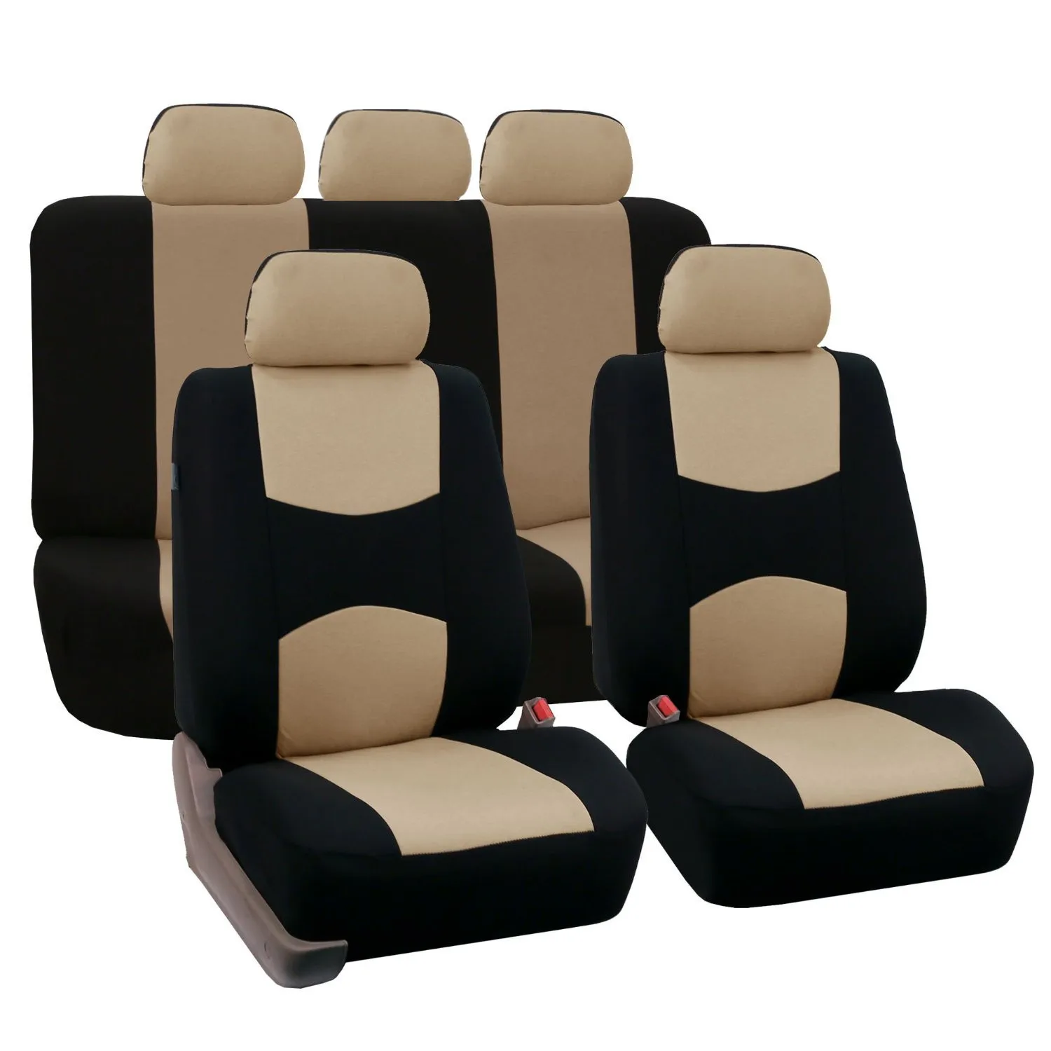 New Design Universal Car Seat Protector Cover Full Set Fabric