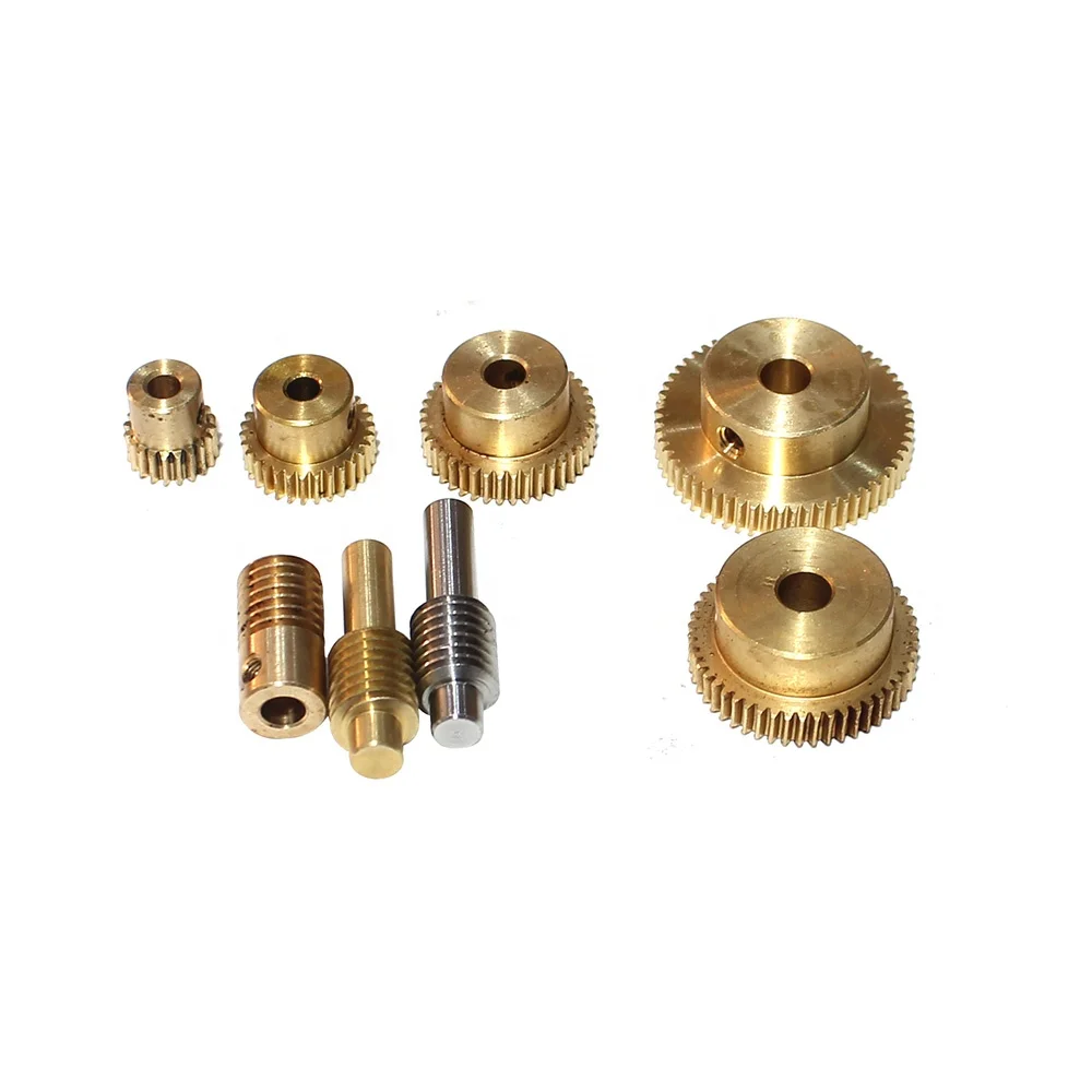 Worm gear and worm customized small module steel precision