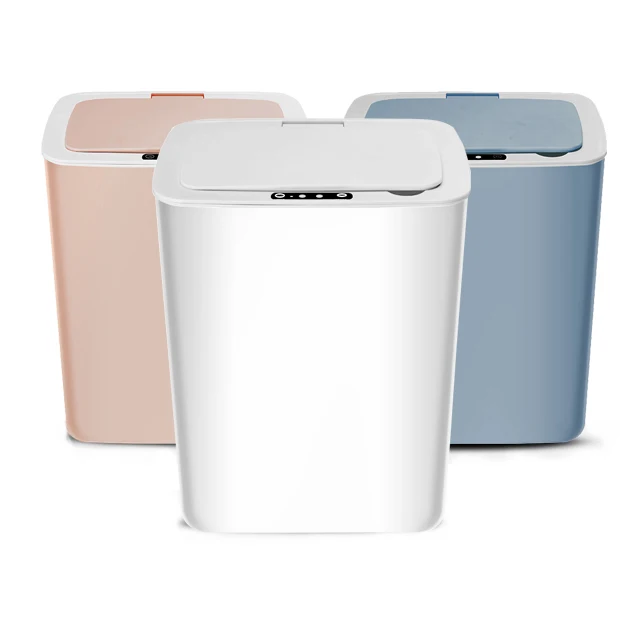 
USB charged Ready Stock Infrared Induction Garbage 14L Smart Ash Bin 