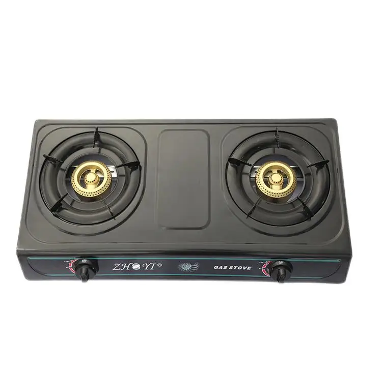 home appliance kitchen oil-free stainless steel gas stove double burner gas stove