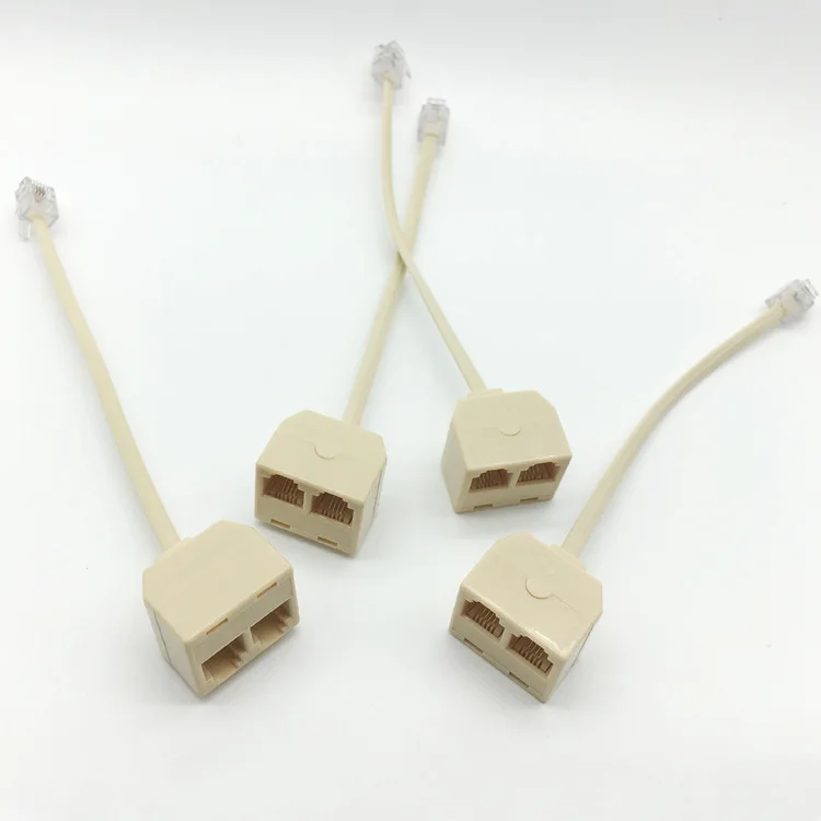  Кабель rj11 6p4c 6P4C папа-двойной rj45 мама Rj11 шнур male к двойному Женский
