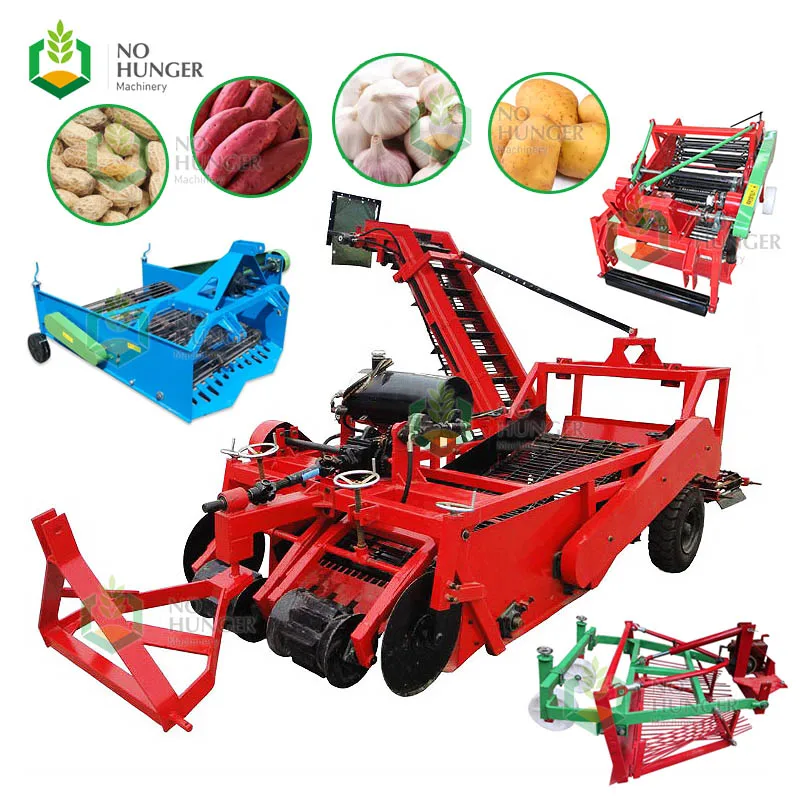 Small Mini Ginger Sweet Potato Radish Cassava Garlic Peanut Harvester Machine Of Price