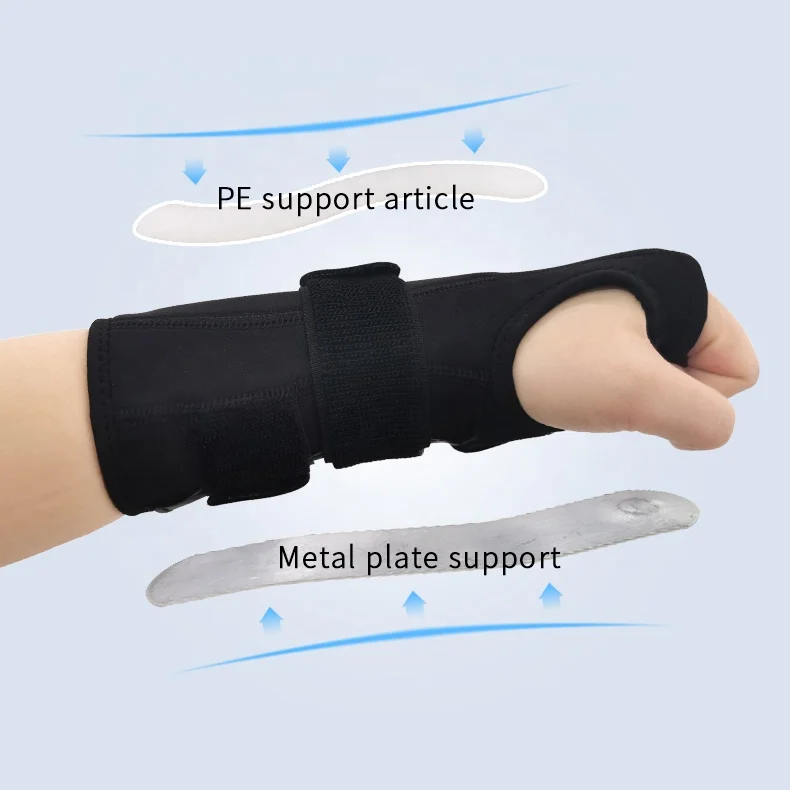 Immobilizer Removable Night Sleep Wrist Brace Support with Splints for Pain Relief Tendonitis