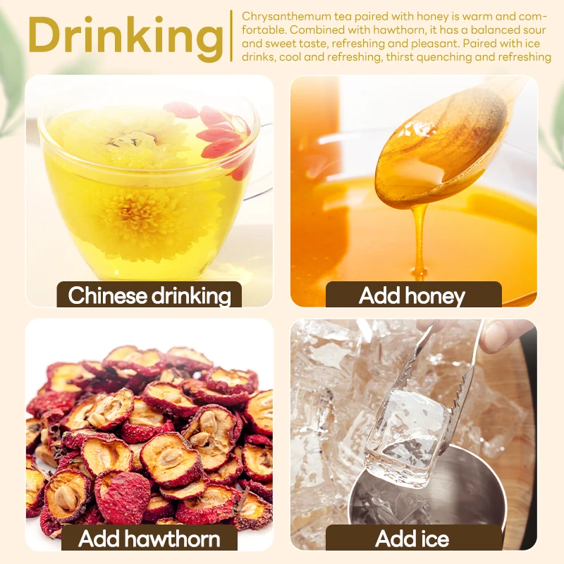 Wholesale bulk high-quality  chrysanthemum  teaorganic healthylow caffeine Chinese famous teaweight loss tea  chrysanthemum