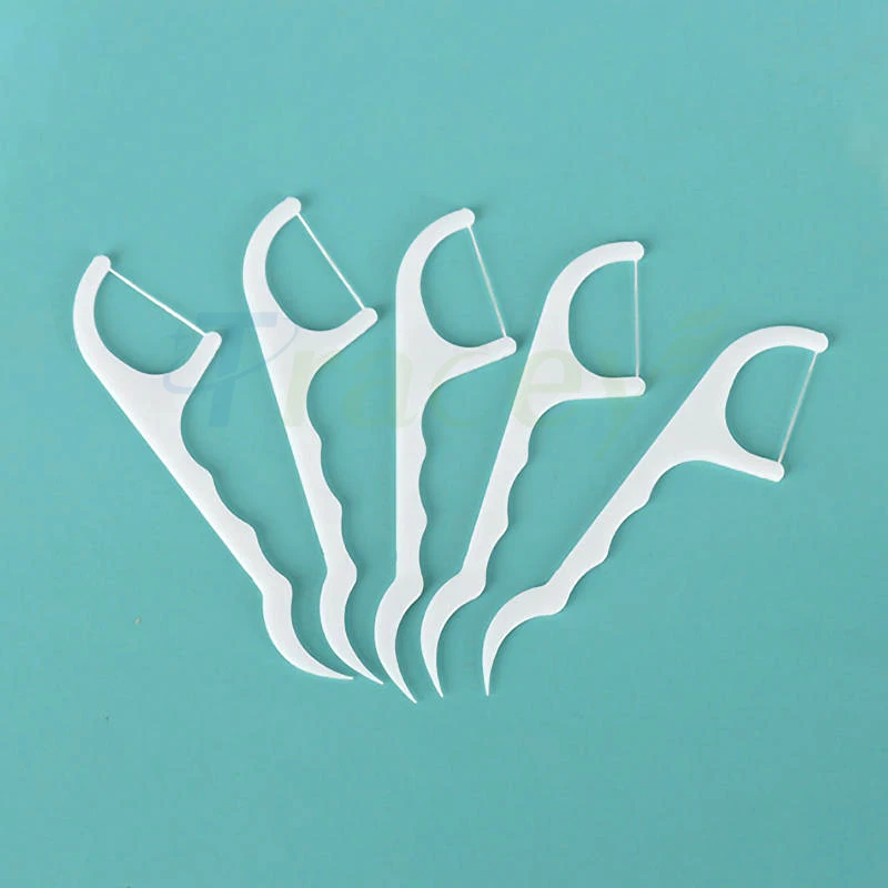 Wholesale Bamboo Charcoal Dental Flosser Toothbrush Biodegradable Tooth Pick Bulk Eco-friendly Dental Floss Picks