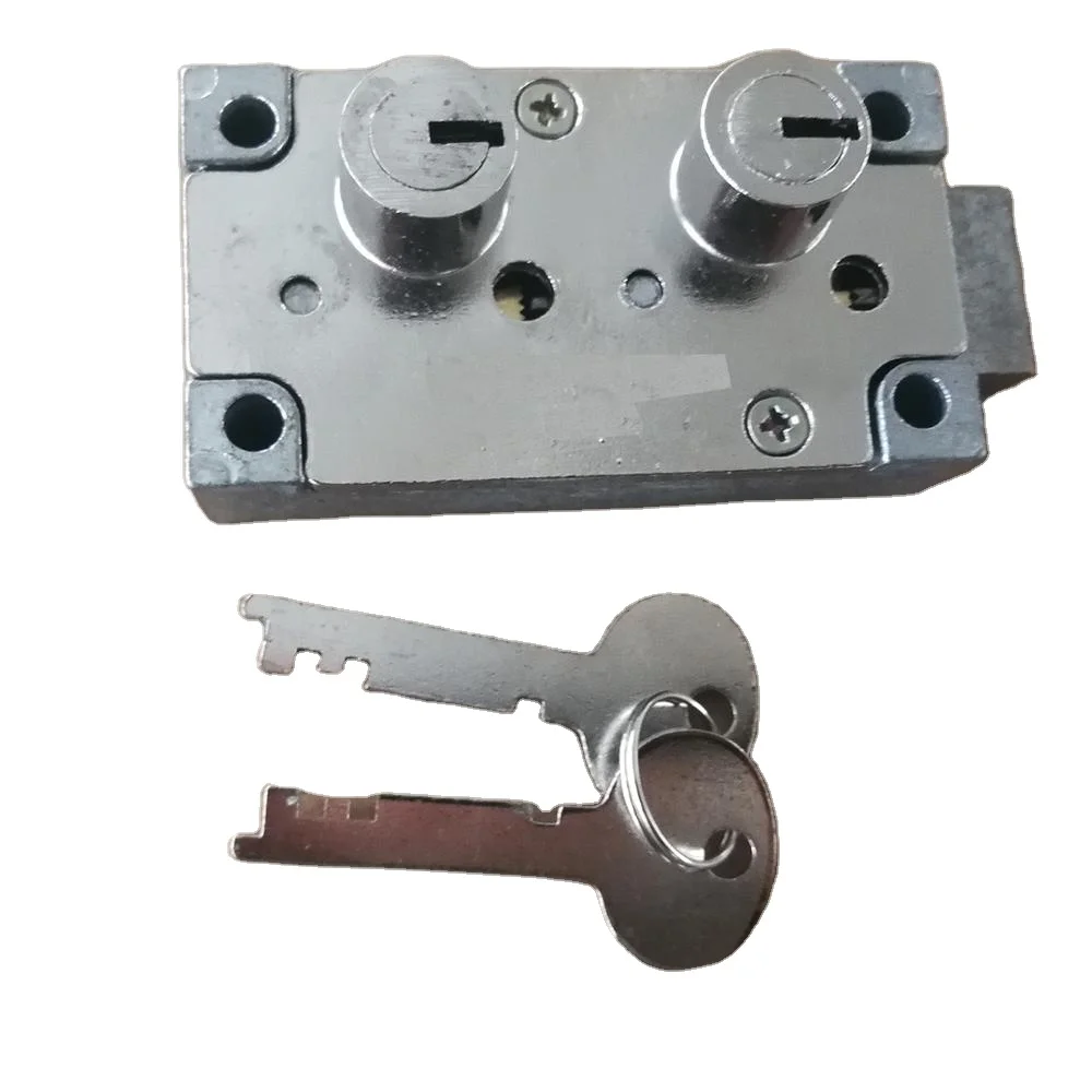 China manufacture Dual nose Guardian Key SAFE Deposit Lock for Strongroom Vault Door and bank cabine t locker