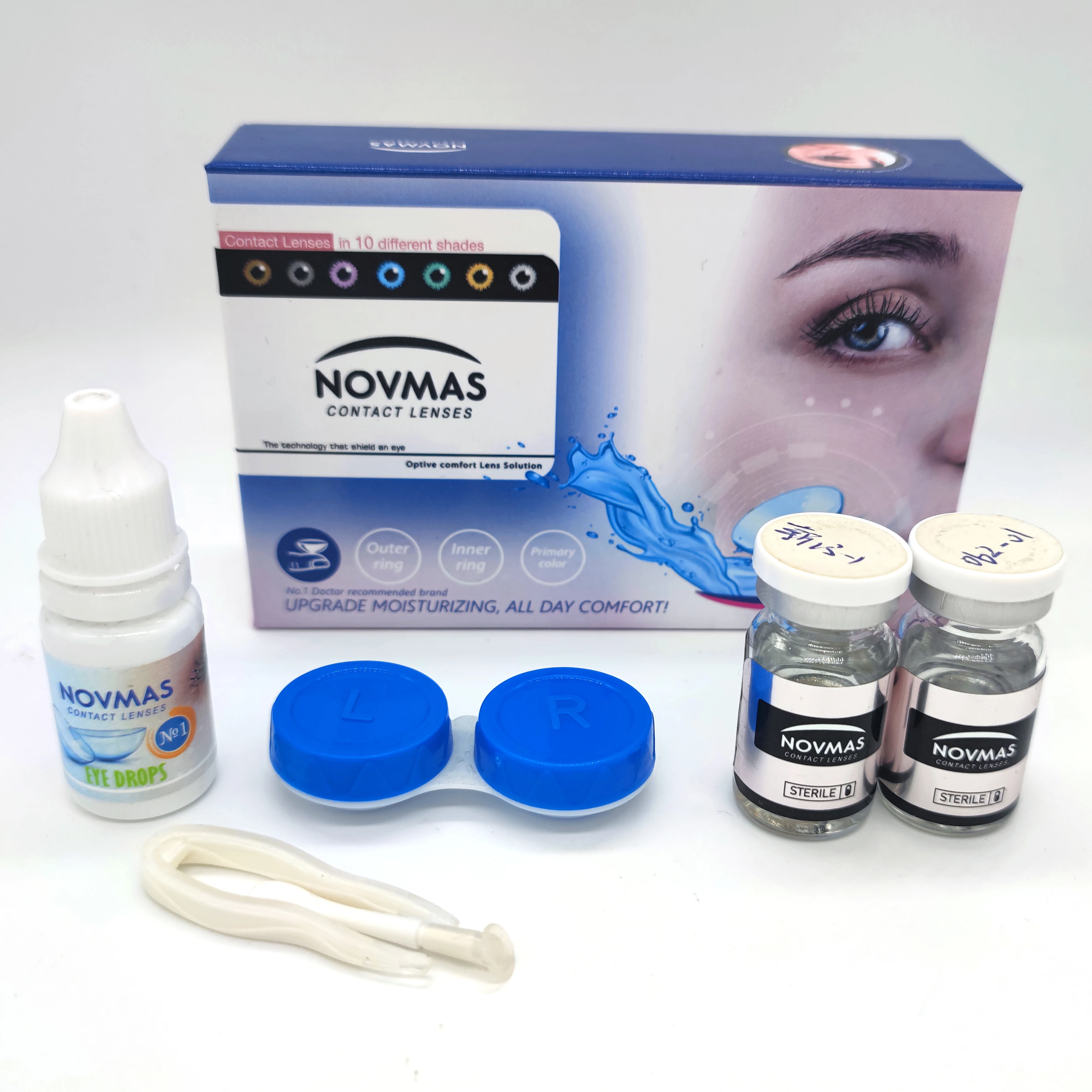 Novmas Set Contact Lenses The Advanced Contact Lens Tool Box For European And American Young Women