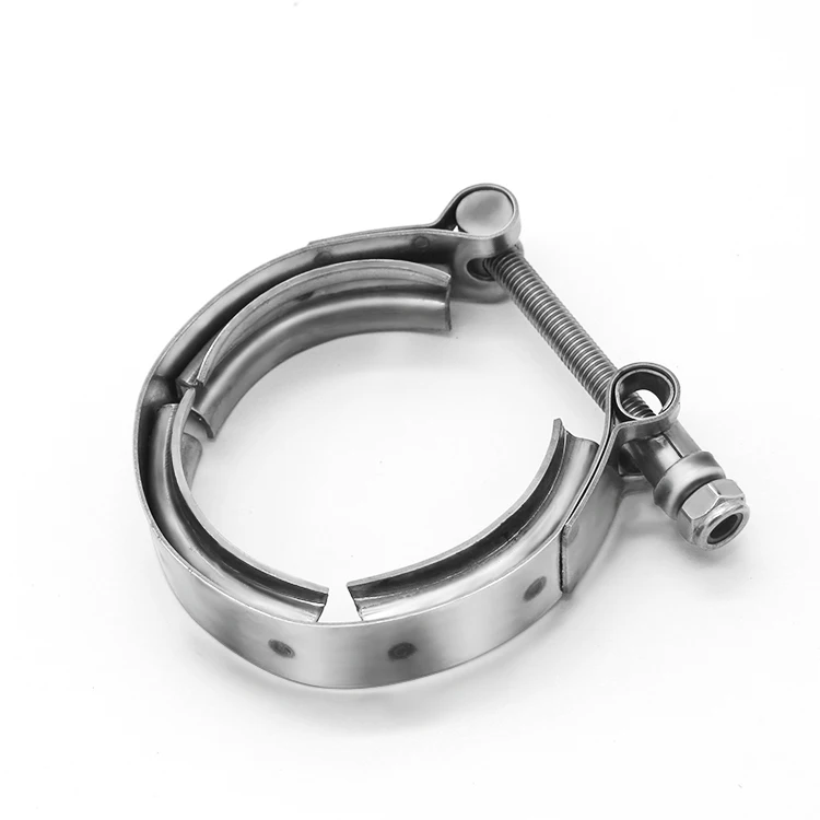 All stainless steel V band groove for turbo exhaust pipe