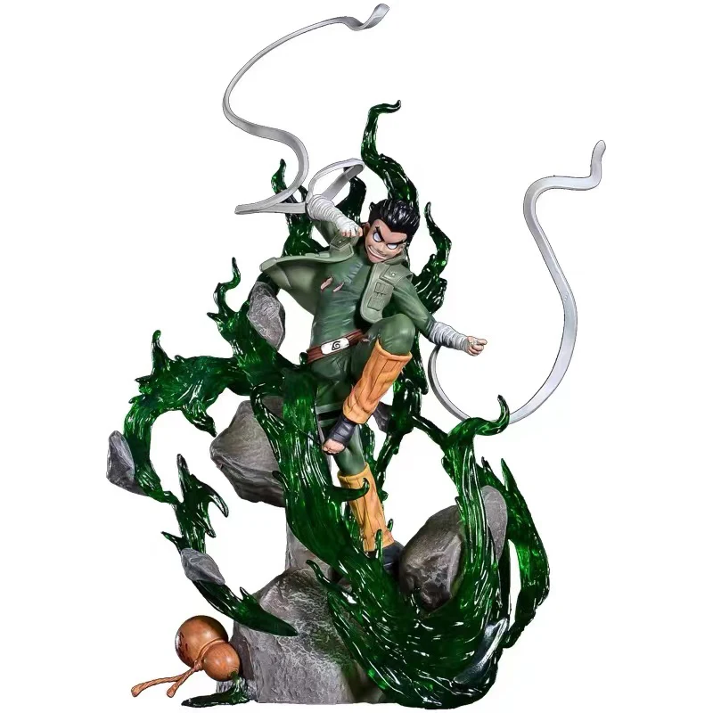 Best top selling products 2021 Wholesale High Quality OEM Plastic Anime Shippuden Rock Lee Figure Manage Action Decor Cartoon