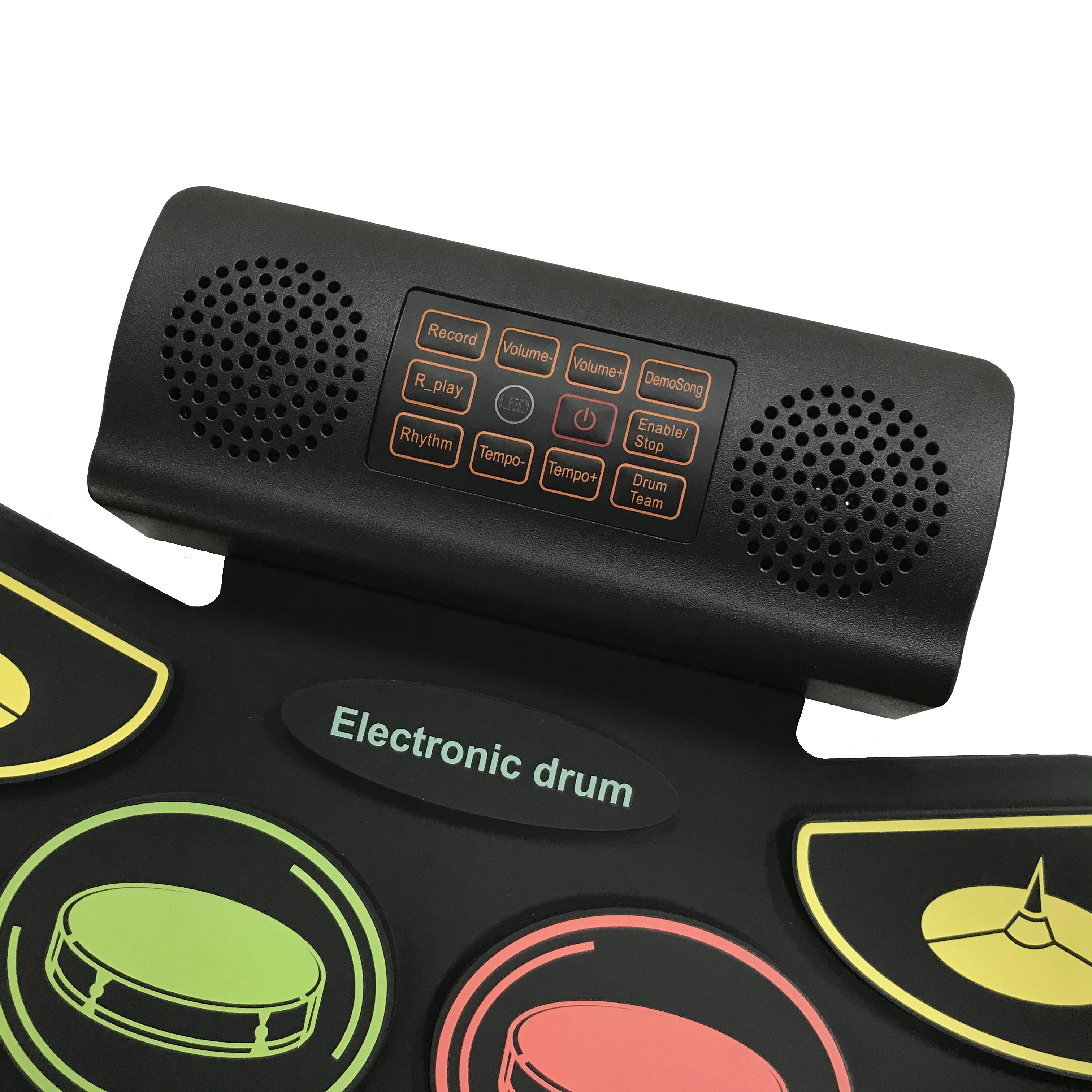  Производитель Costour рулонный Электрический барабан цифровой usb midi с батареей и двумя