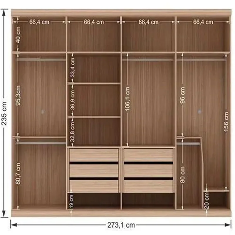 australia popular built in bedroom fully assembled fiber wardrobes furniture
