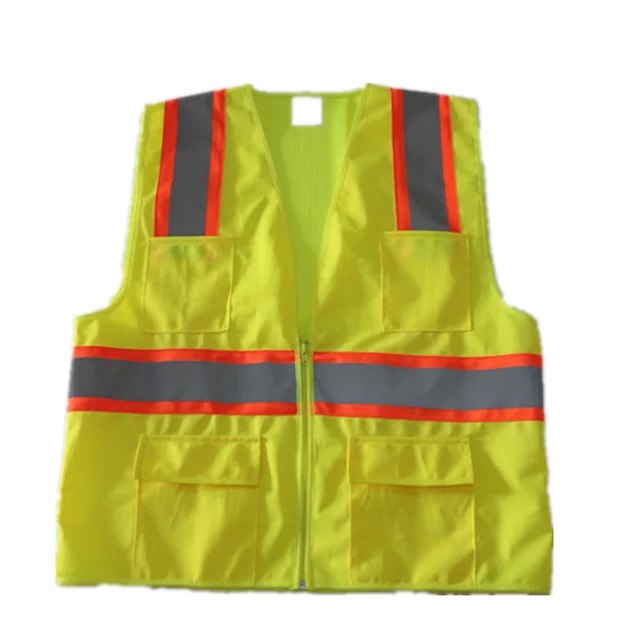 Hi vis спецодежды Строительная рабочая одежда безопасности светоотражающий жилет флуоресцентный куртки Лидер продаж безопасность